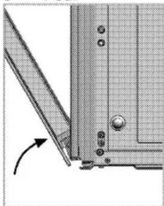 BEKO OIM 25900 X - Retirer la porte du four. - 2