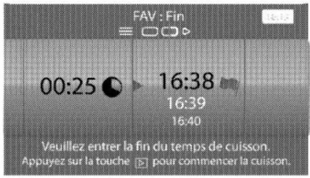 BEKO OIM 25900 X - Sélectionnez un programme dans le menu "Plats préférés" - 2