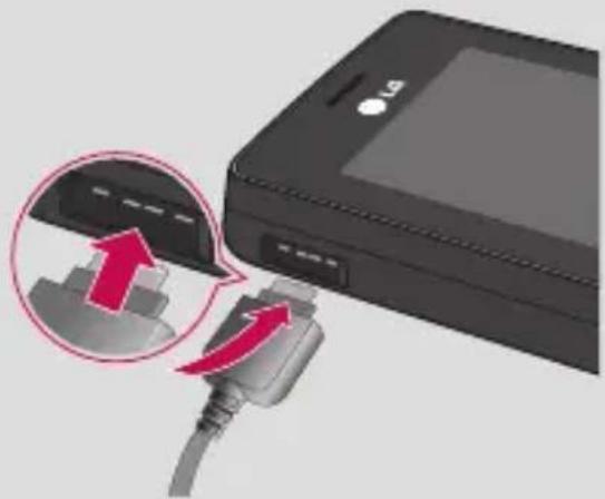 LG KM501 - 安装 SIM 卡 - 1
