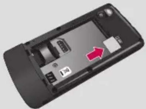 LG KM501 - Lắp thẻ nhớ - 1