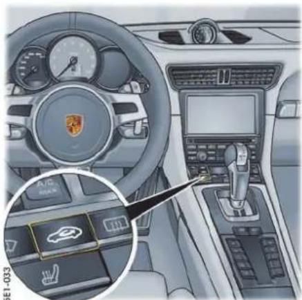 PORSCHE 911 GT3 (2014) - 关闭 “A/C MAX” (空调最高档)模式 - 2