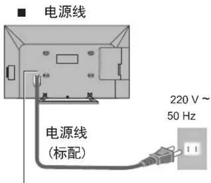■ 电源线 电源线 (标配) 220 V ~ 50 Hz