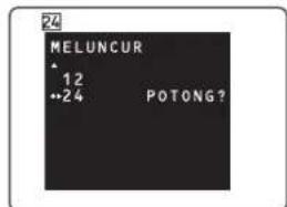 24 MELUNCUR * 12 **24 POTONG?