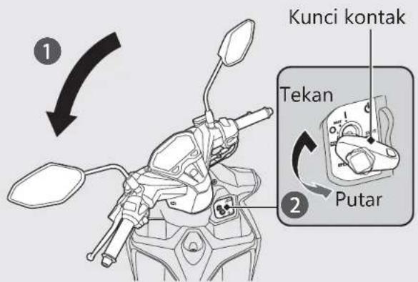 Kunci kontak Tekan Putar