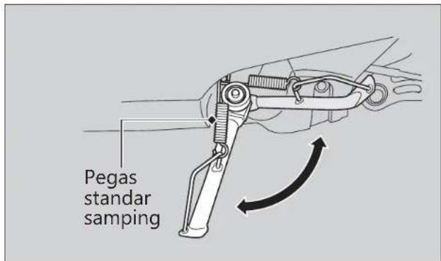 Pegas standar samping