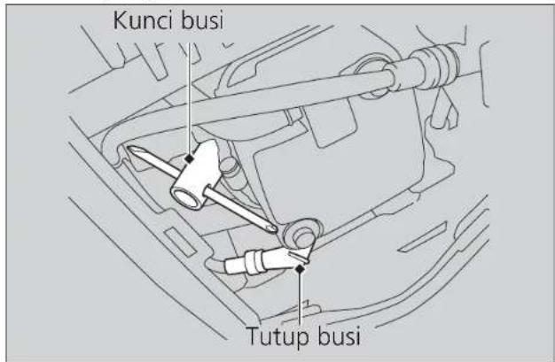 Honda Beat eSP (2016) - Busi ▶ Memeriksa Busi - 1