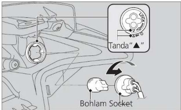 Honda Supra X 125 FI (2014) - Bohlam Lampu Sein Belakang - 2