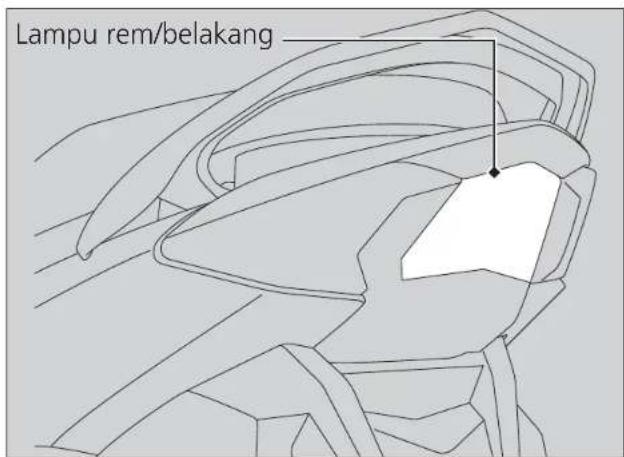 Lampu rem/belakang