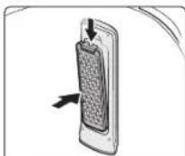 SAMSUNG WA11T5260BV - Membersihkan filter (hanya untuk model tertentu) - 3