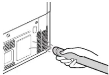 LG GC-B247SVDC - Очистка крышки конденсатора - 1