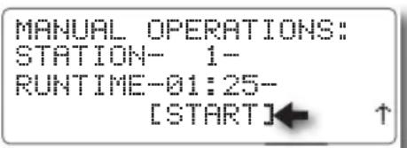 MANUAL OPERATIONS: STATION- 1- RUNTIME-01:25- [START]← ↑