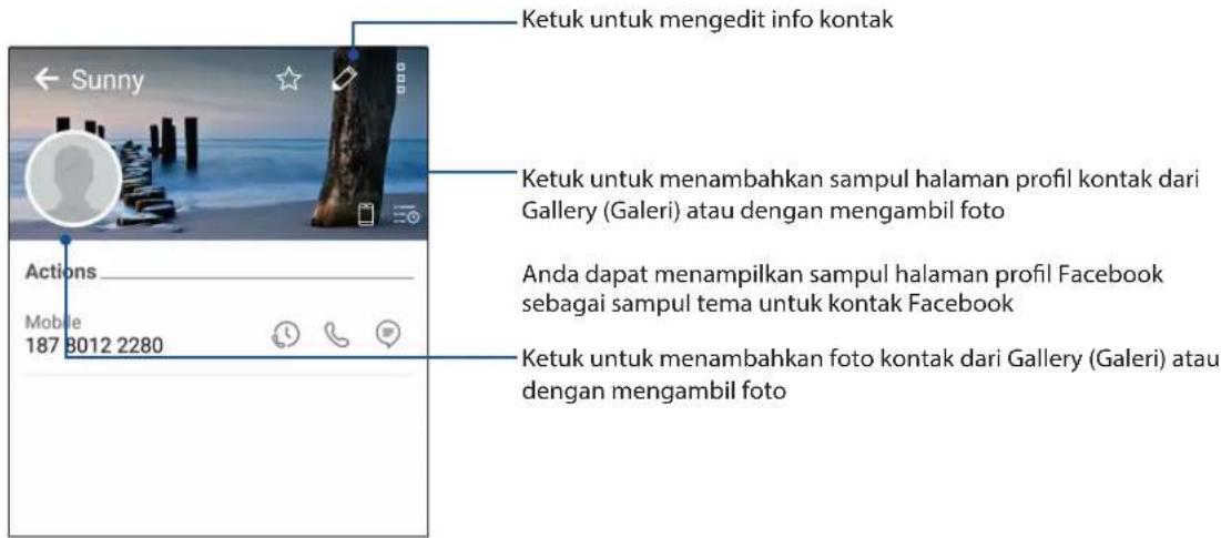 ASUS ZenFone 4 Selfie Lite ZB520KL - Menyesuaikan profil kontak - 1