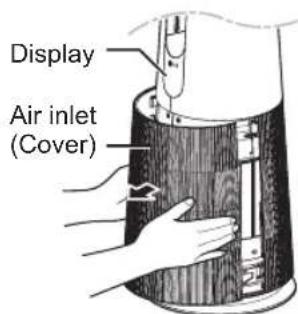 Display Air inlet (Cover)