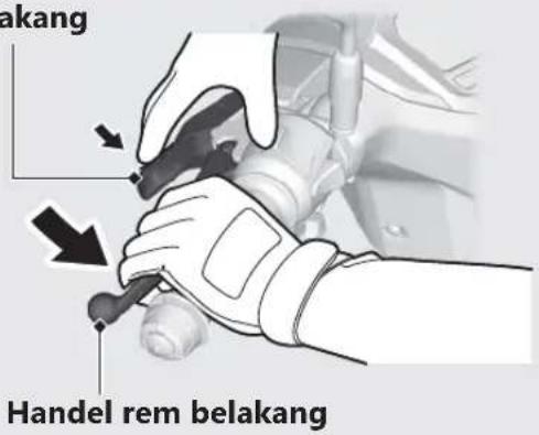 akang Handel rem belakang