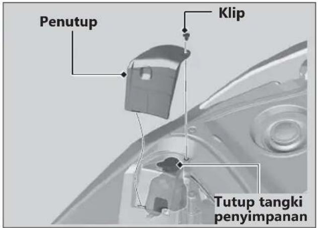 Penutup Klip Tutup tangki penyimpanan