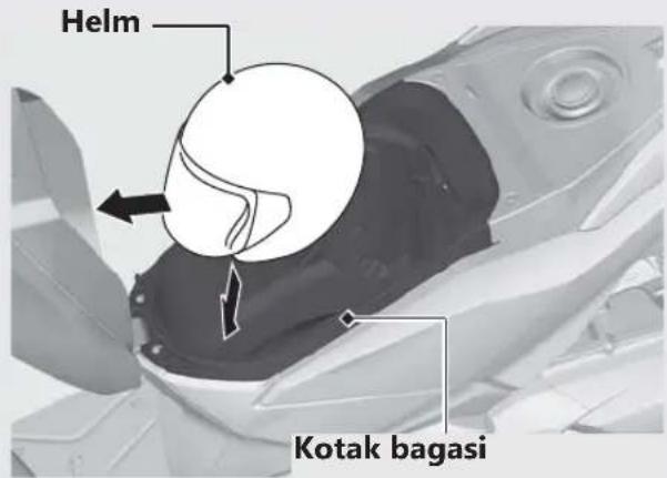 Helm Kotak bagasi