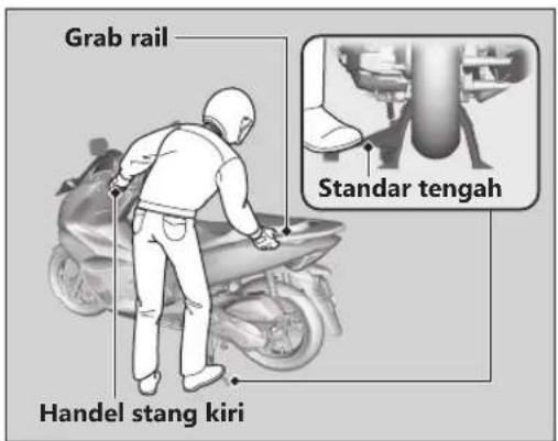 Grab rail Standar tengah Handel stang kiri