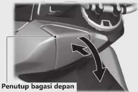 Penutup bagasi depan