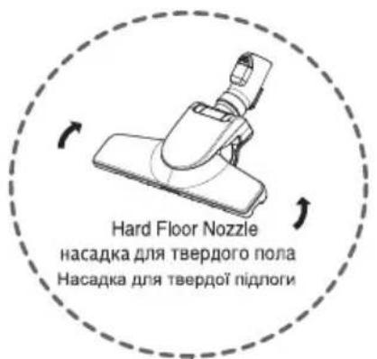 Hard Floor Nozzle насадка для твердого пола насадка для твердої підлоги