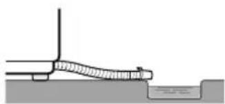 SAMSUNG WA60H4000HA - 插入排水软管的注意事项 - 2