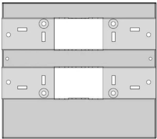 DELL PowerConnect W-AP175 - Gambar 5 Posisi lubang sekrup - 1