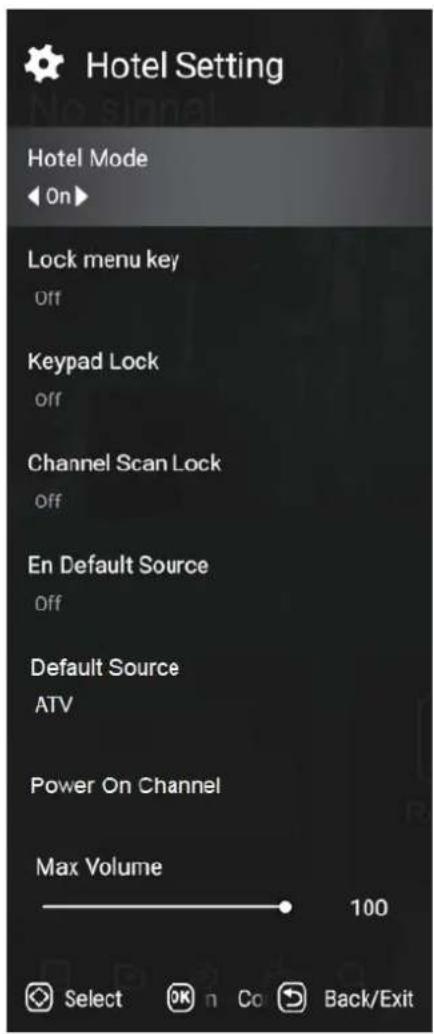 NEVIR NVR-8077-434K2S-SMA-N - Hotel mode - 2