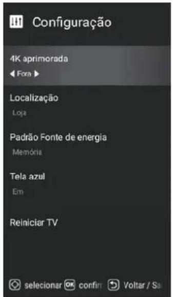NEVIR NVR-8077-434K2S-SMA-N - Menu de configuração - 1
