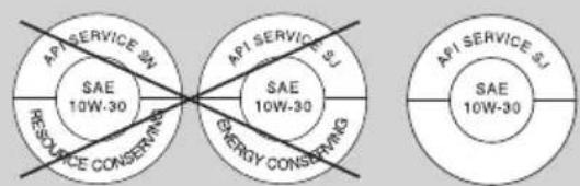 APJ SERVICE SN SAE 10W-30 APJ SERVICE SL SAE 10W-30 APJ SERVICE SJ SAE 10W-30 RESOURCE CONSERVING ENERGY CONSERVING