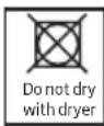 BEKO DA9112RX0MB - Laundry not suitable for drying in the dryer - 1