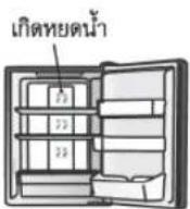 HITACHI R-S38KPTH - การเกิดหยดน้ำหรือน้ำแข็งเกาะ (ต่อ) - 2
