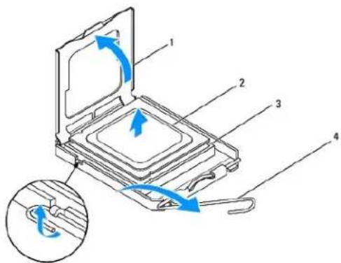 DELL Inspiron 546s - Melepaskan Prosesor - 1