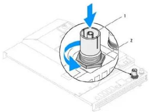 DELL Inspiron One 2205 - Melepas Konektor Antena Masuk - 1