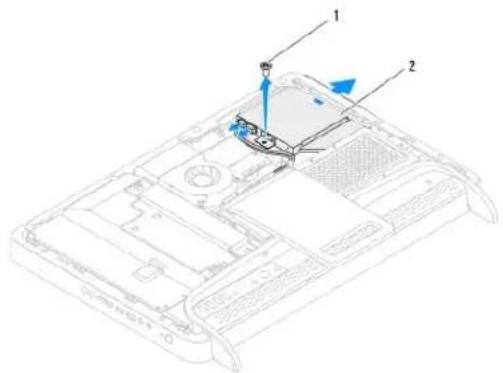 DELL Inspiron One 2205 - Melepas Drive Optik - 1