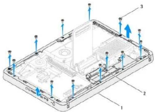 DELL Inspiron One 2205 - Bingkai Tengah - 1