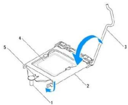 DELL Inspiron 580s - Melepaskan Prosesor - 4