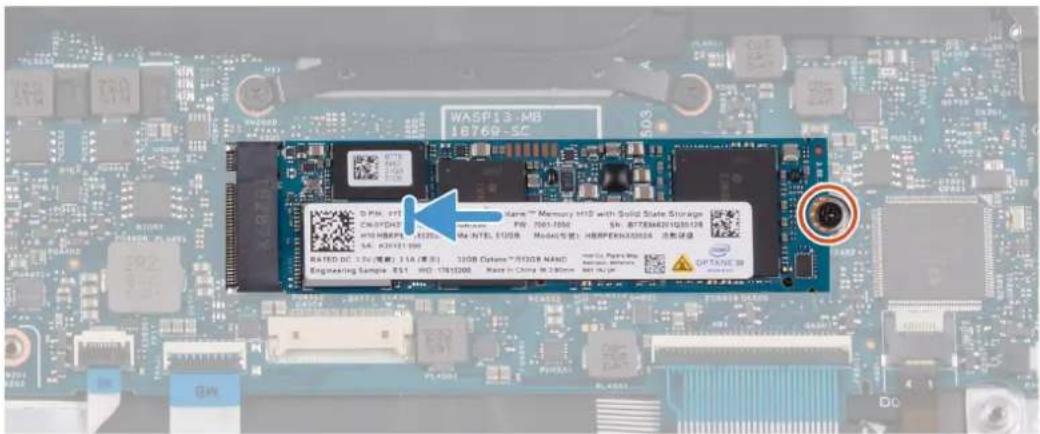 DELL Vostro 5390 - Memasang solid-state drive M.2 2280 - 3