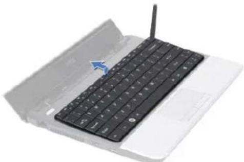 DELL Inspiron 11z 1110 - Melepaskan Keyboard - 2