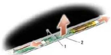 DELL Studio 1737 - Melepaskan Inverter Display - 1