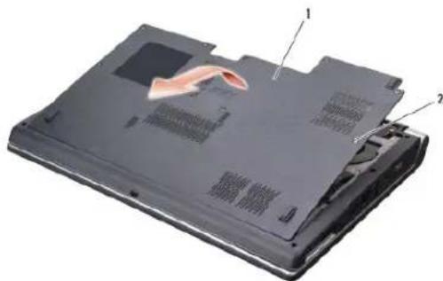 DELL Studio 1737 - Penutup Bawah - 1