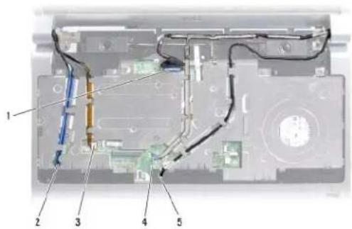 DELL Studio 1737 - Melepaskan Unit Display - 2