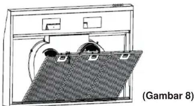 BEKO HNS61223XH - B Untuk mengatur hood Anda agar beroperasi dalam mode sirkulasi ulang - 1