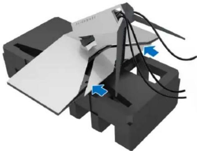 ALIENWARE AW3418HW - Memasang Penyangga - 8