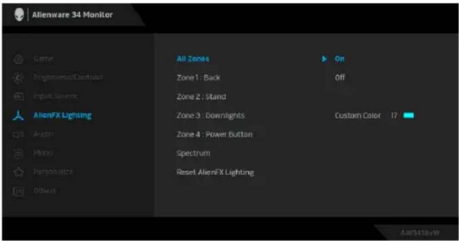 ALIENWARE AW3418HW - Input Source (Sumber Input) - 7