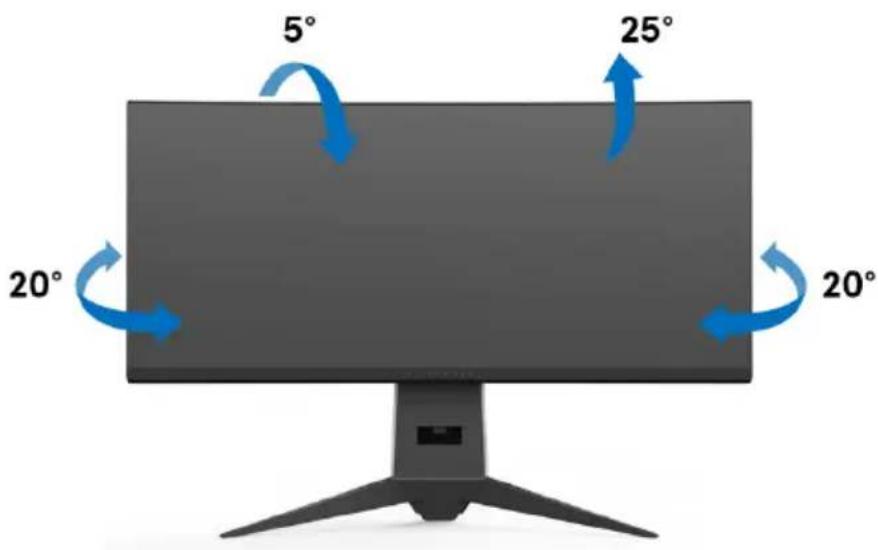 ALIENWARE AW3418HW - Memiringkan, Memutar - 1