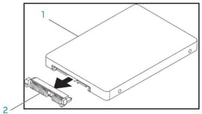 ALIENWARE M11x - Melepaskan Hard Drive - 3