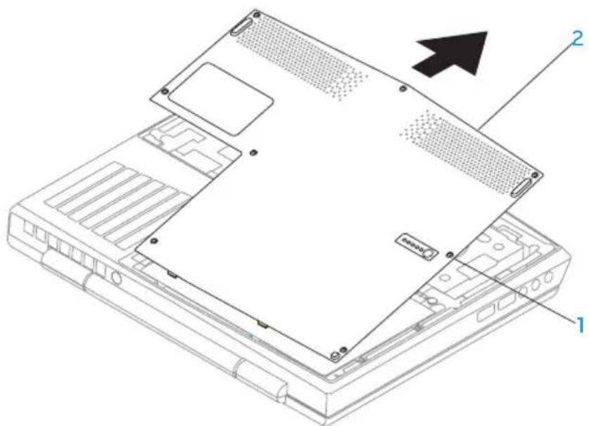ALIENWARE M11x - BAB 4: MEMASANG DAN MENGGANTI KOMPONEN - 2