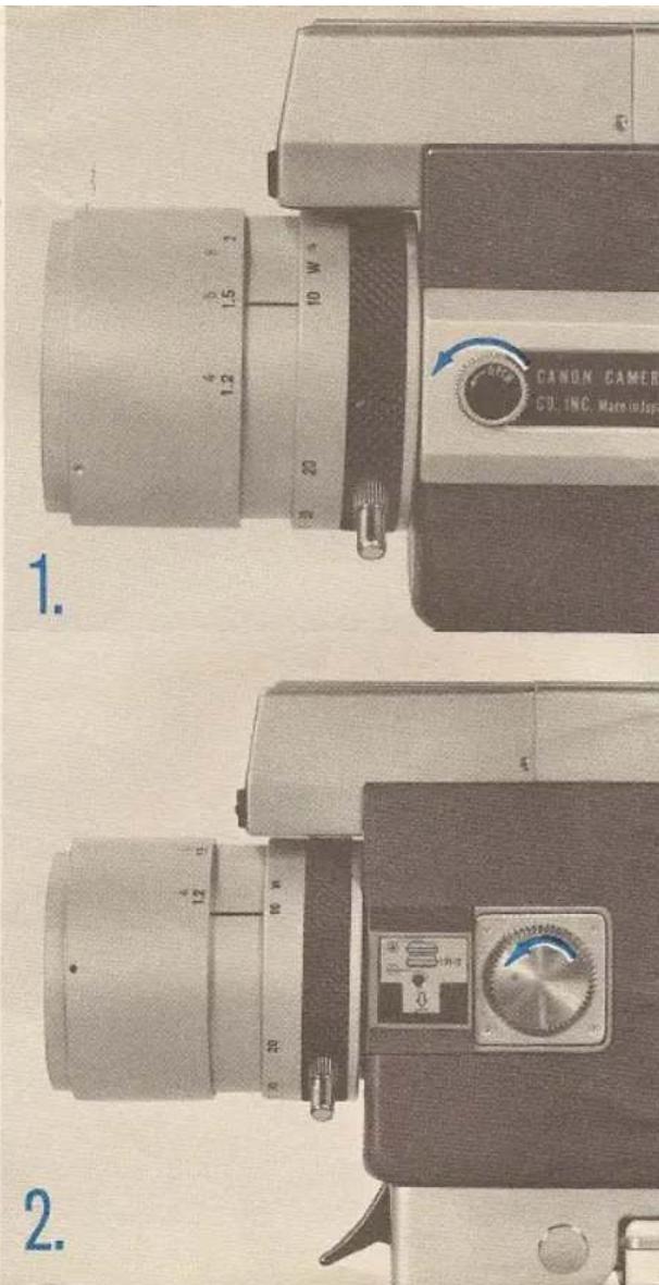 CANON CAMER CU, INC. Mater in Japan 1. 2.