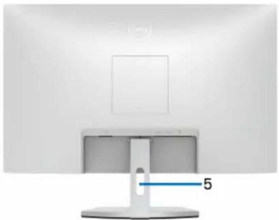 DELL S2721QS - Tampilan Belakang - 2