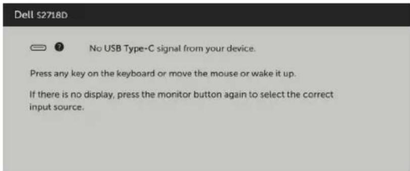 DELL S2718D - Pesan Peringatan OSD - 4