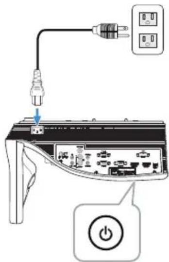 DELL S510 - Mengaktifkan Nirkabel atau LAN pada Proyektor - 1